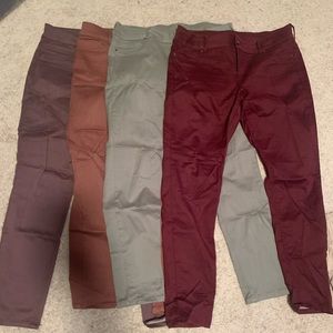Maurices skinny colored pants